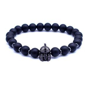 NWT UNISEX Tiger Eye Knight Beads Bracelet